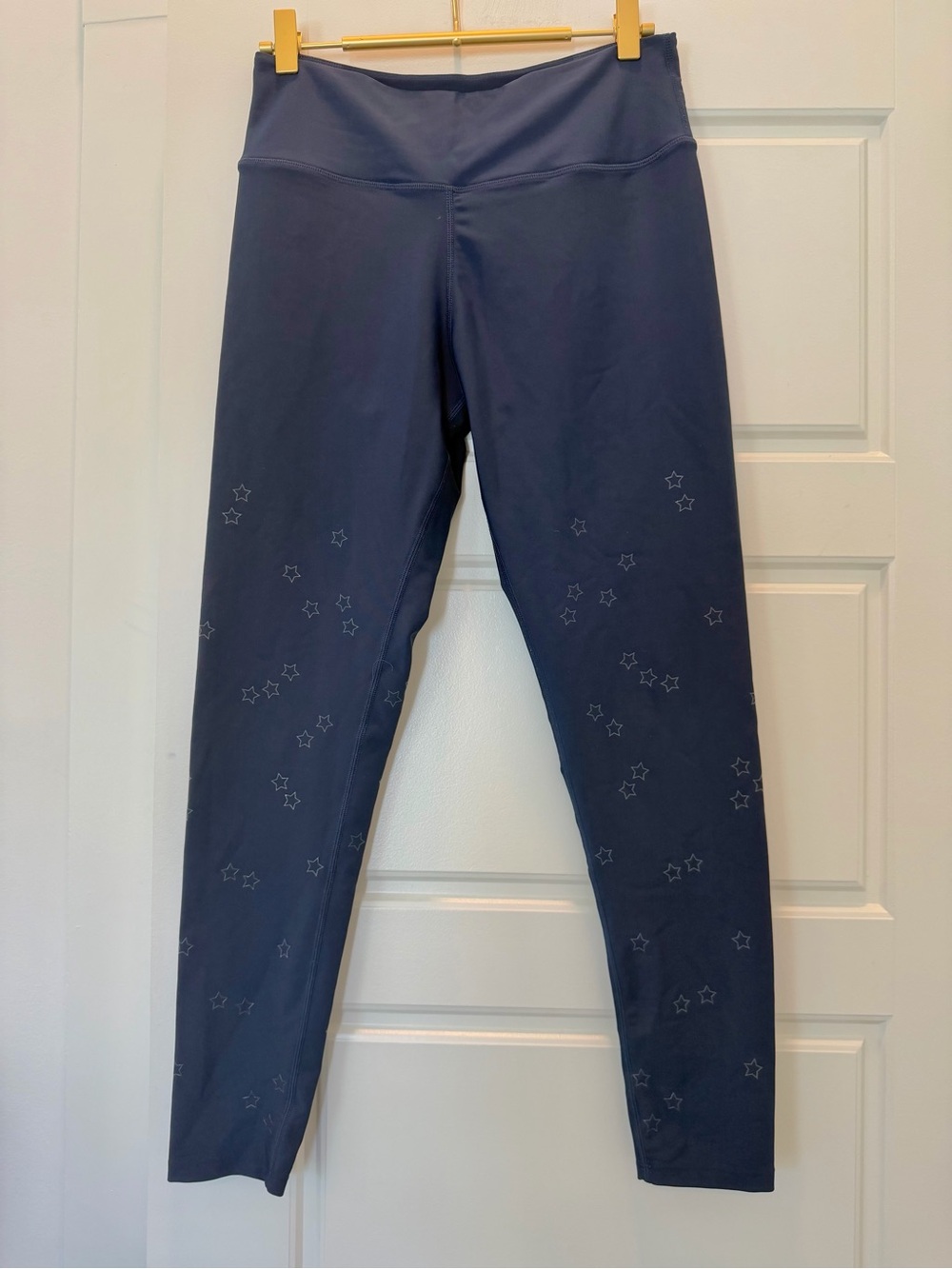 Soulcycle Navy Star Leggings Size M